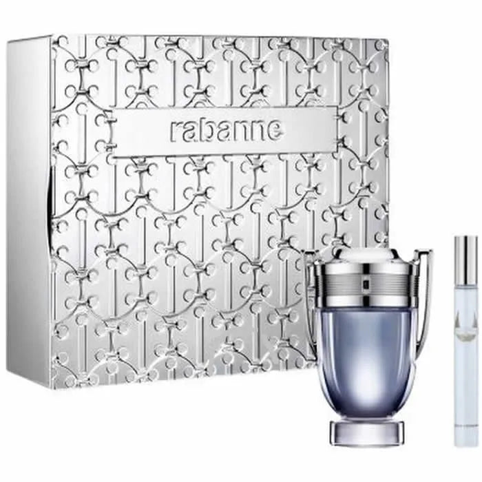 Paco Rabanne Invictus Eau De Toilette Vaporisateur 100ml Coffret 2 Produits - Afanaya
